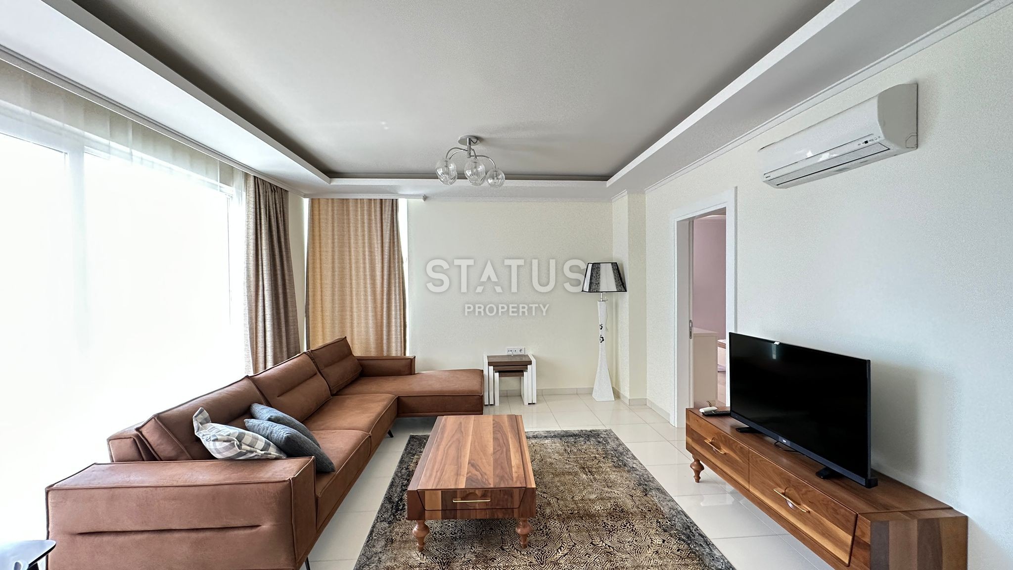 Квартира  1+1 с мебелью в районе Кестель, 65 м2 фото 17