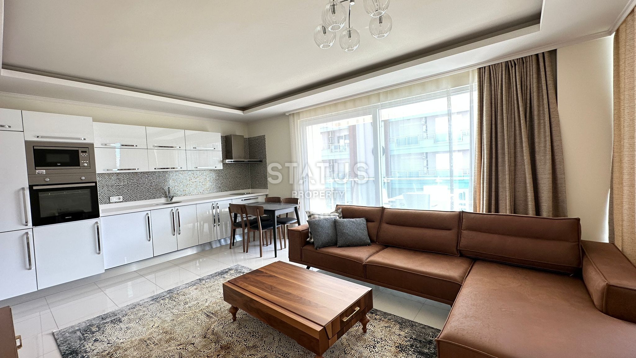 Квартира  1+1 с мебелью в районе Кестель, 65 м2 фото 24