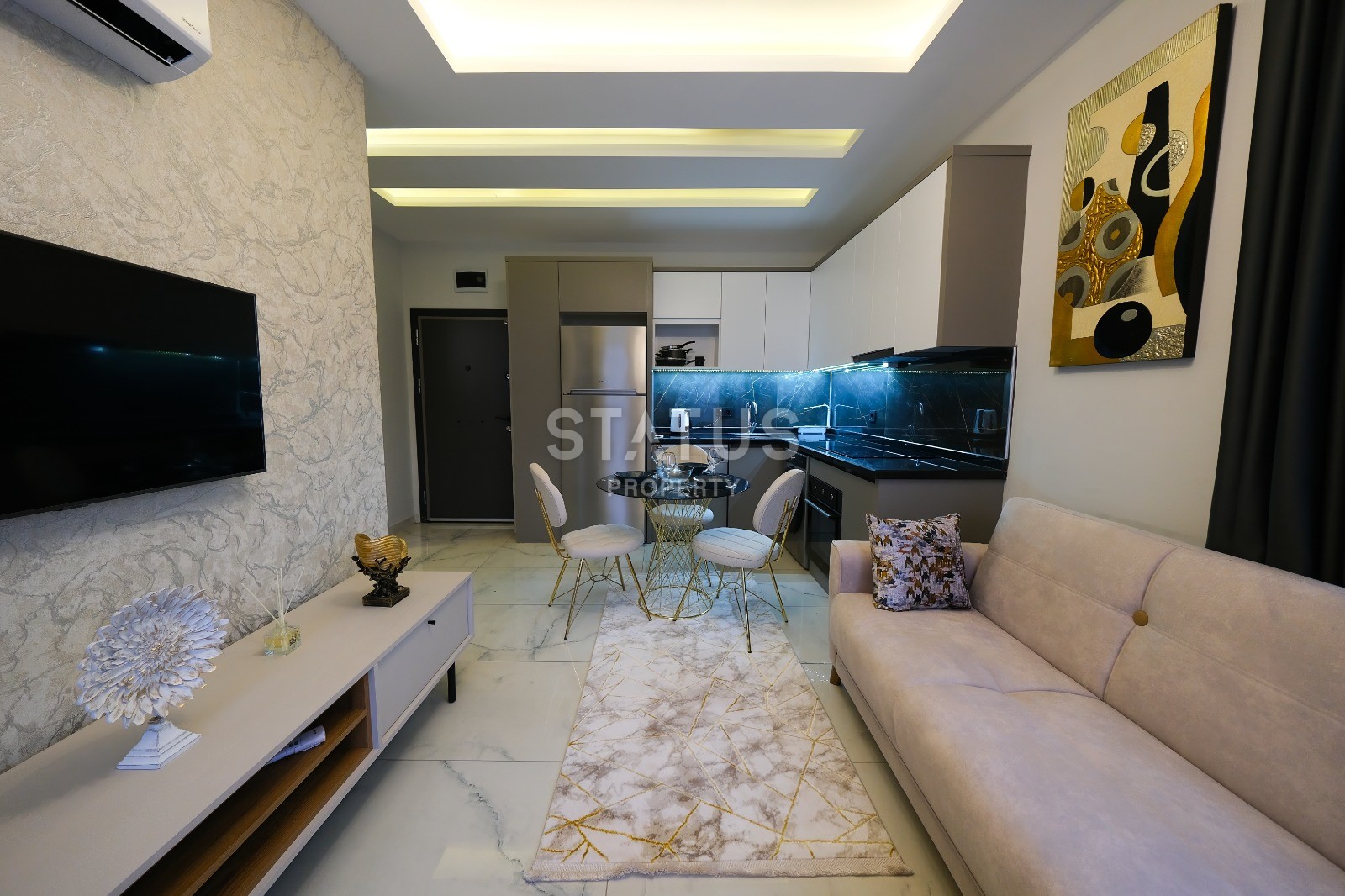 Двухкомнатная квартира в районе Оба 40 м2 фото 4