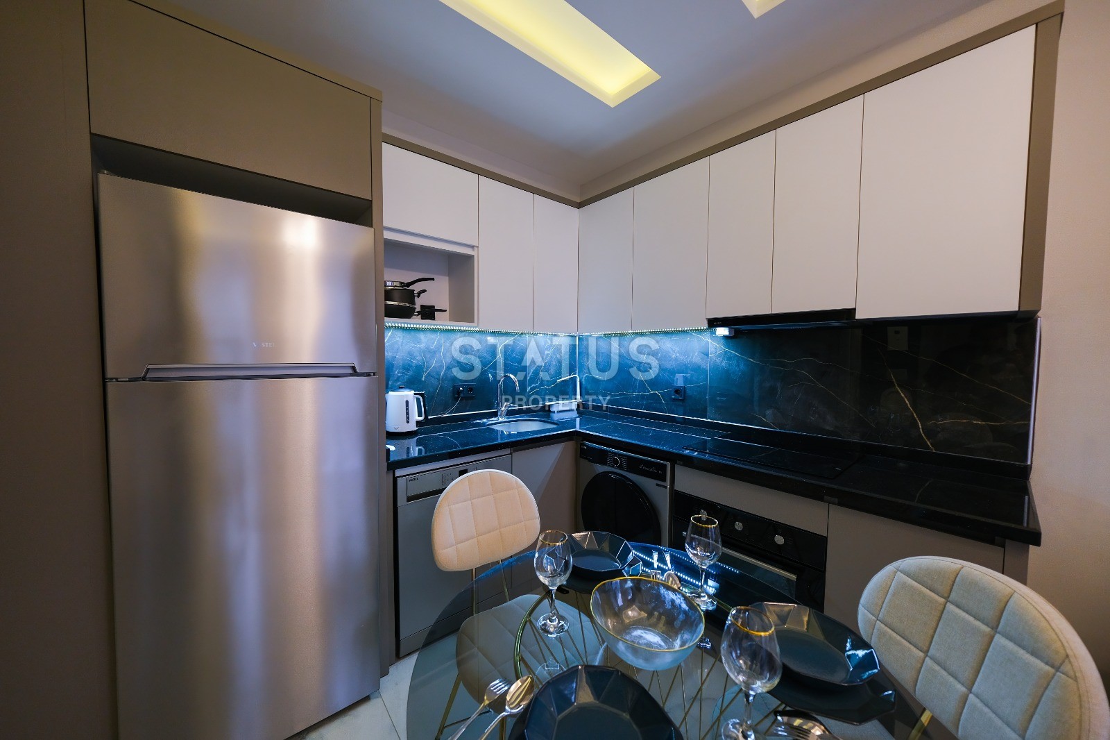 Двухкомнатная квартира в районе Оба 40 м2 фото 6