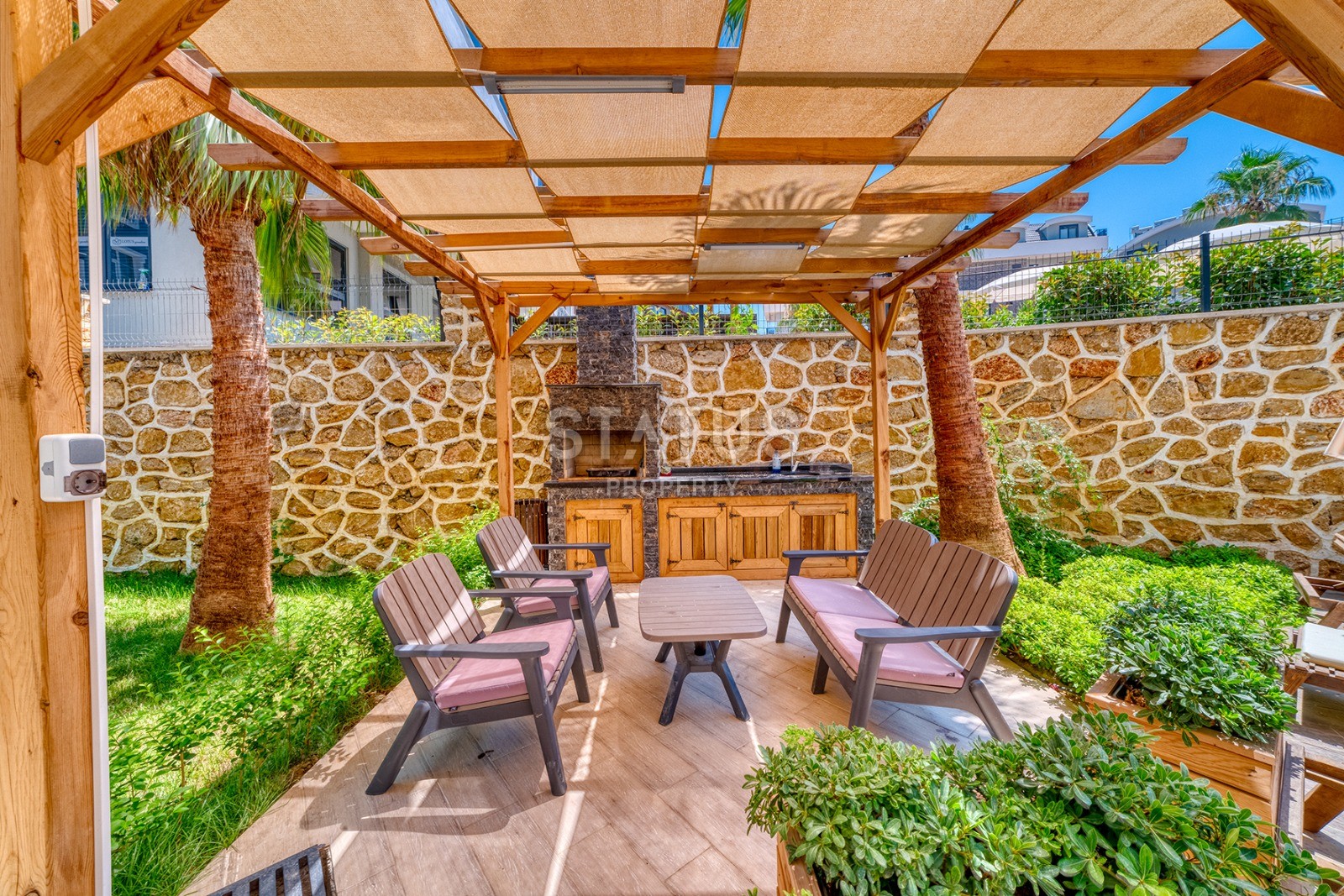 Двухкомнатная квартира в районе Оба 40 м2 фото 15