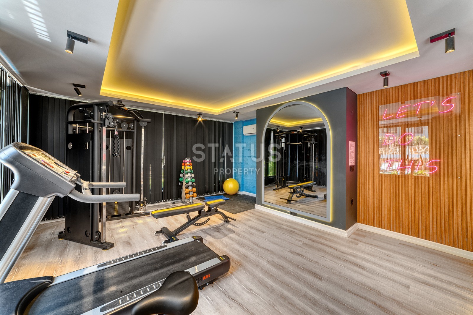 Двухкомнатная квартира в районе Оба 40 м2 фото 17