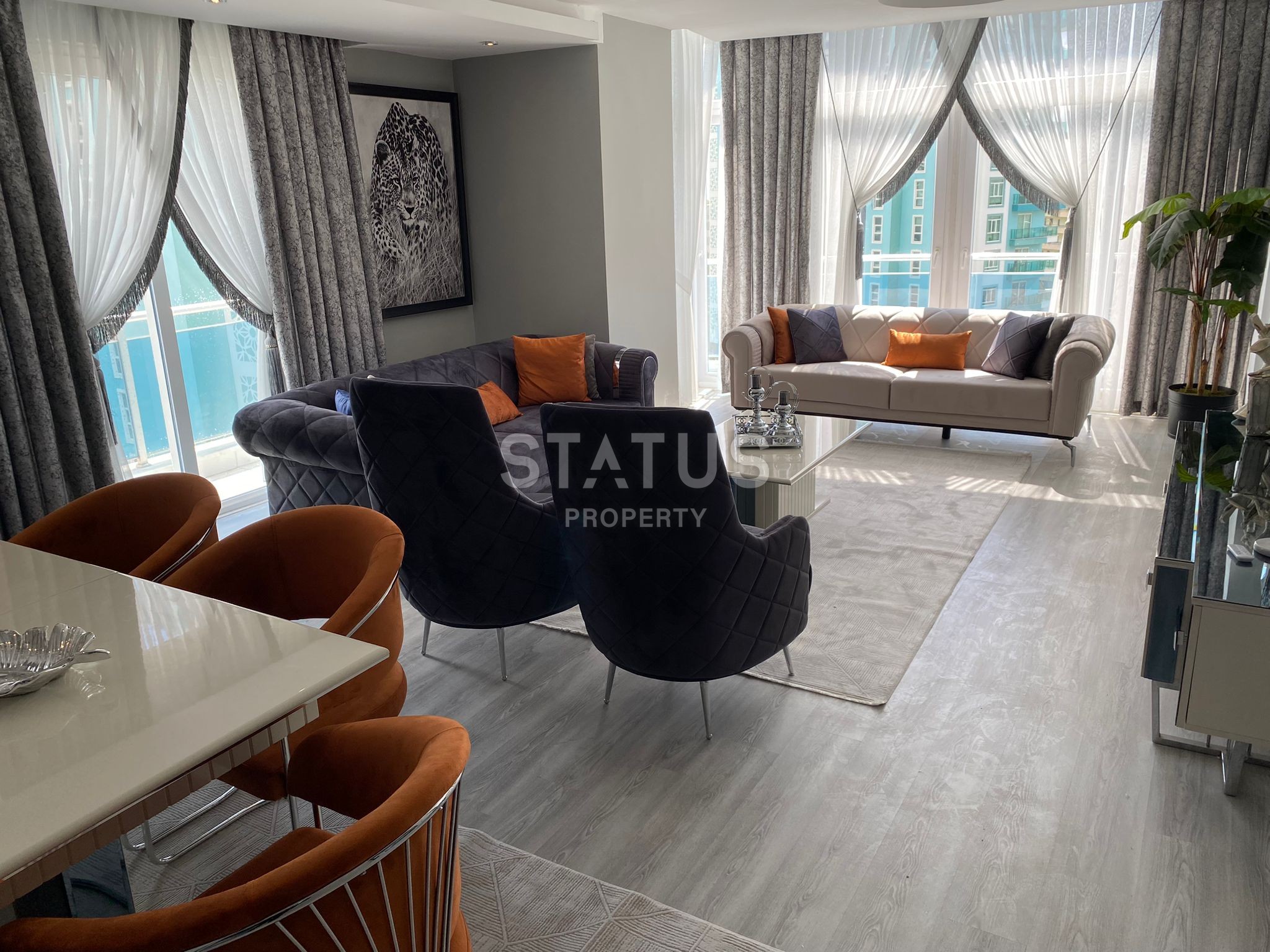 Penthouse 3+1 with furniture in an excellent complex. фото 28