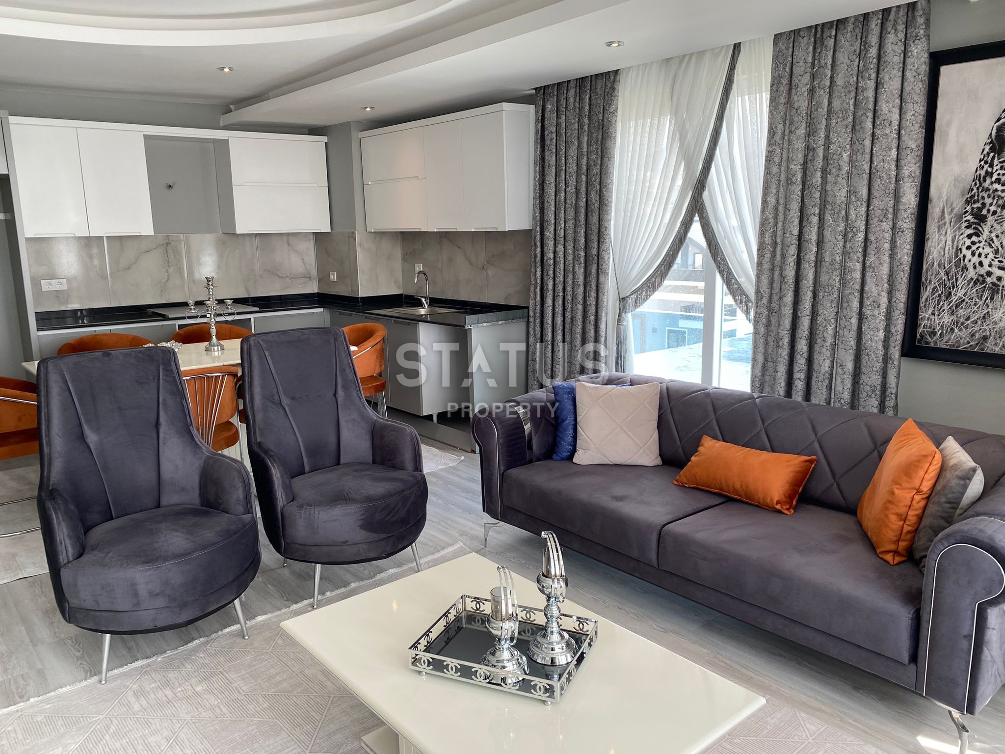 Penthouse 3+1 with furniture in an excellent complex. фото 29