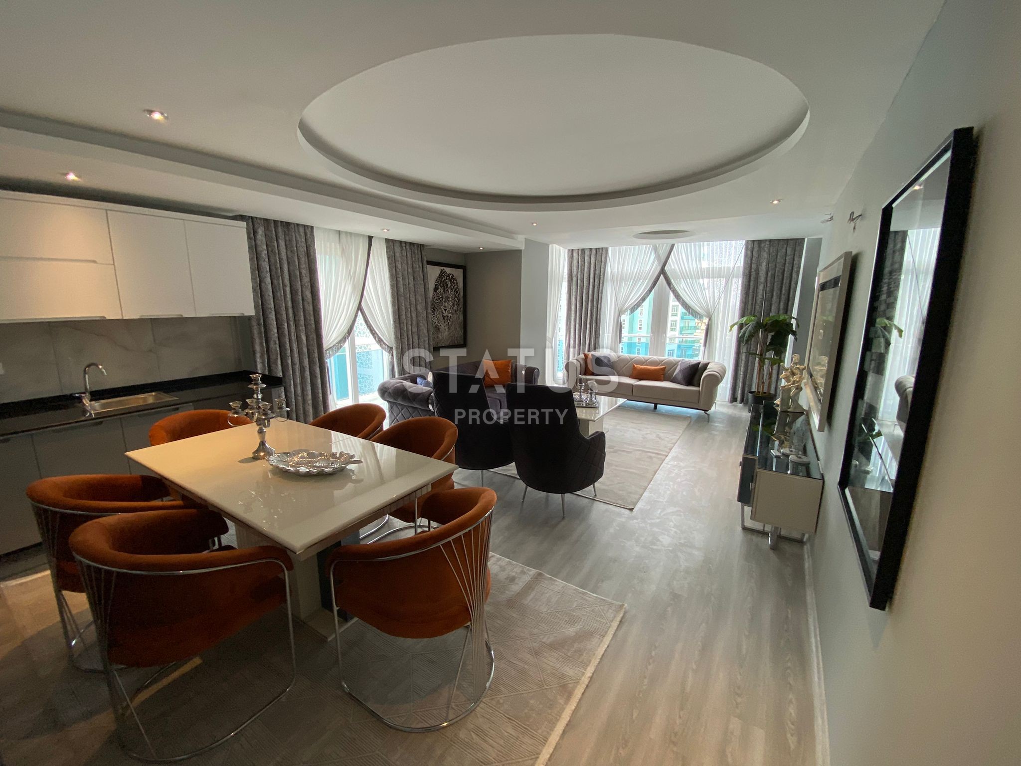 Penthouse 3+1 with furniture in an excellent complex. фото 43