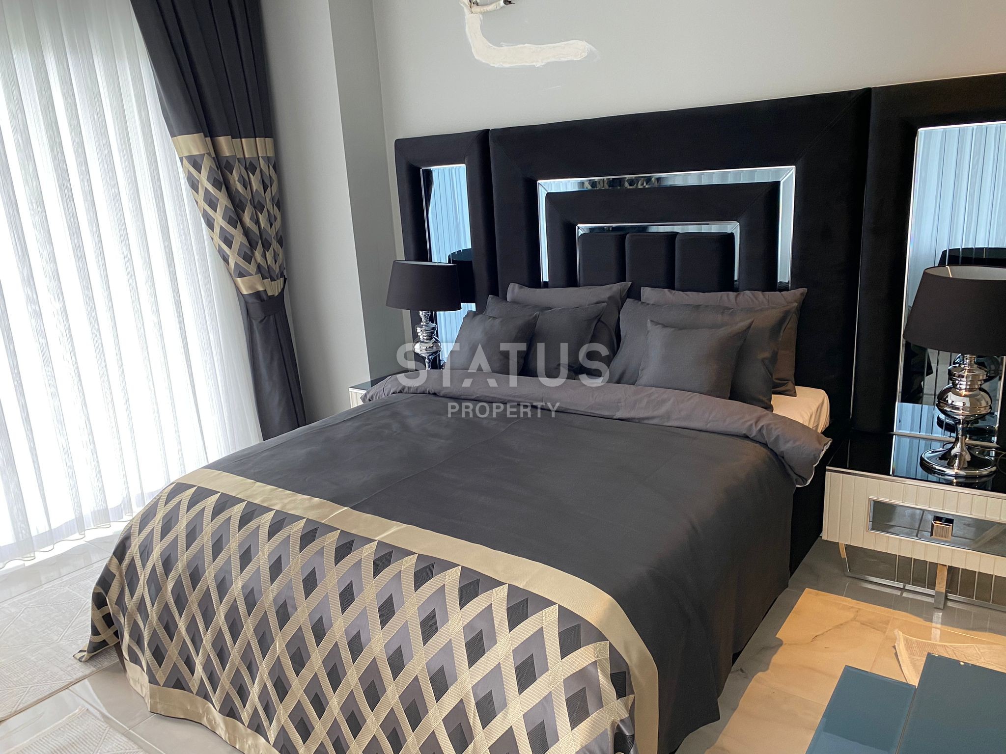 Penthouse 3+1 with furniture in an excellent complex. фото 48