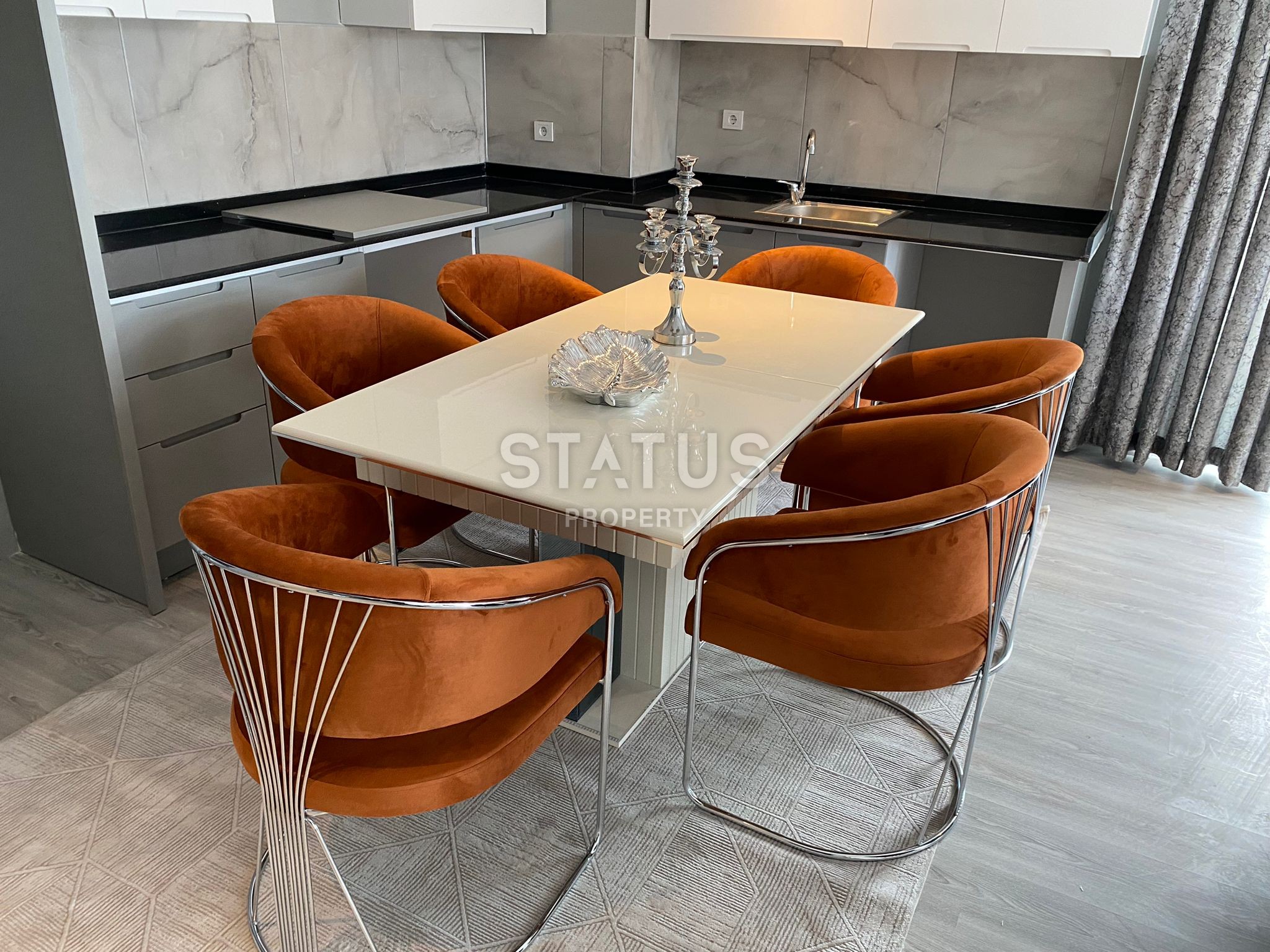 Penthouse 3+1 with furniture in an excellent complex. фото 58