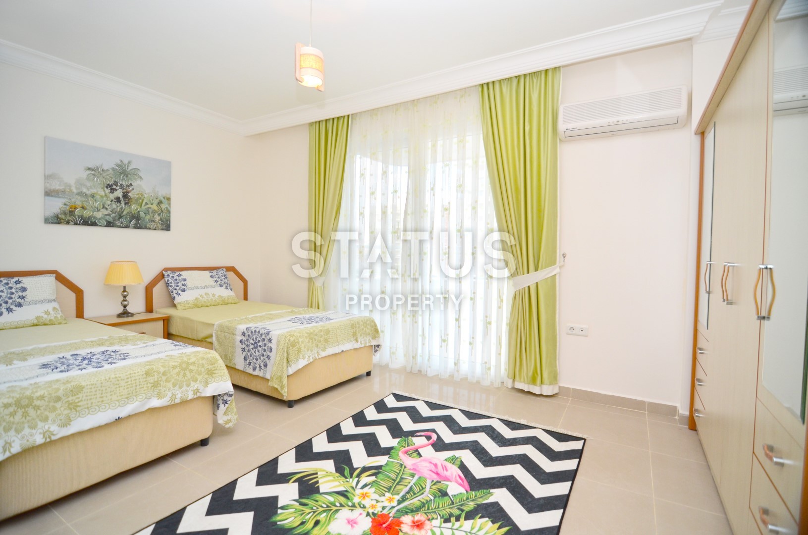 Огромная квартира в Махмутларе планировки 1+1 с мебелью 82 кв.м. фото 4