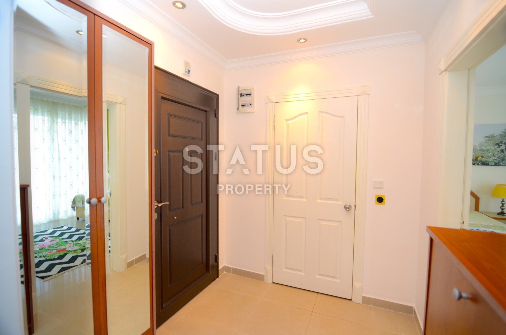 Огромная квартира в Махмутларе планировки 1+1 с мебелью 82 кв.м. фото 7