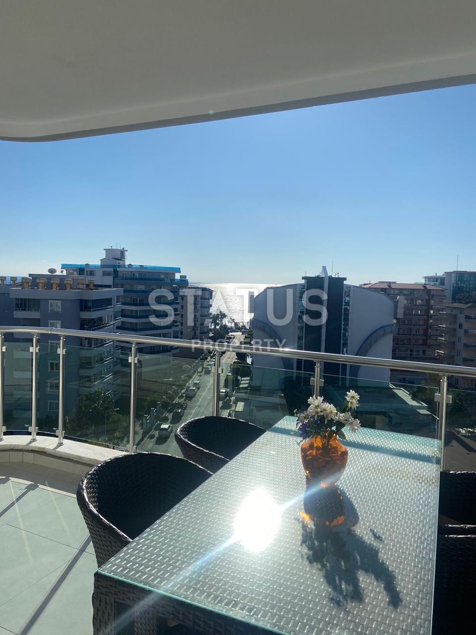 Квартира 2+1 в зеленом комплексе с видом на море  в районе Оба, 130м2 фото 4