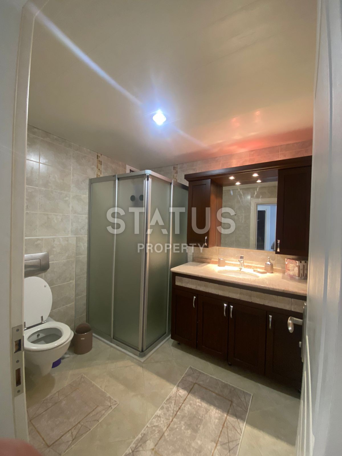 Квартира 2+1 в зеленом комплексе с видом на море  в районе Оба, 130м2 фото 9