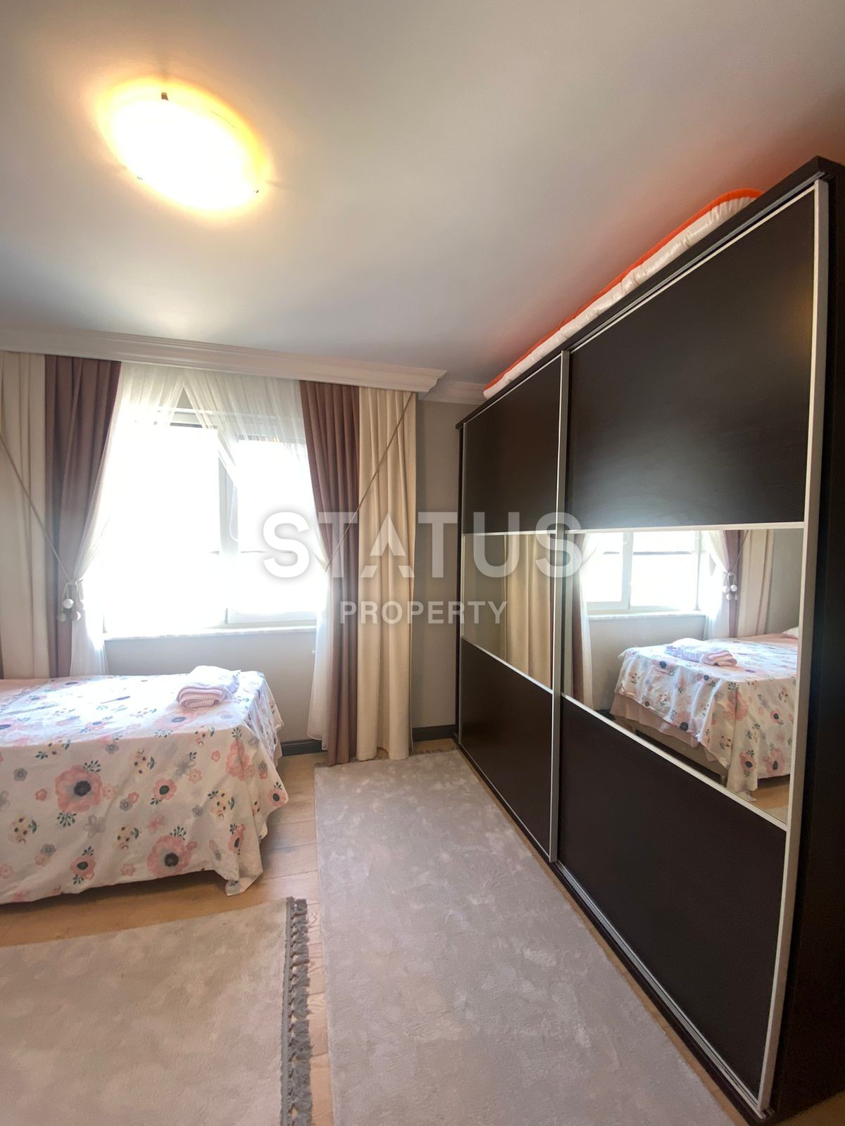 Квартира 2+1 в зеленом комплексе с видом на море  в районе Оба, 130м2 фото 11