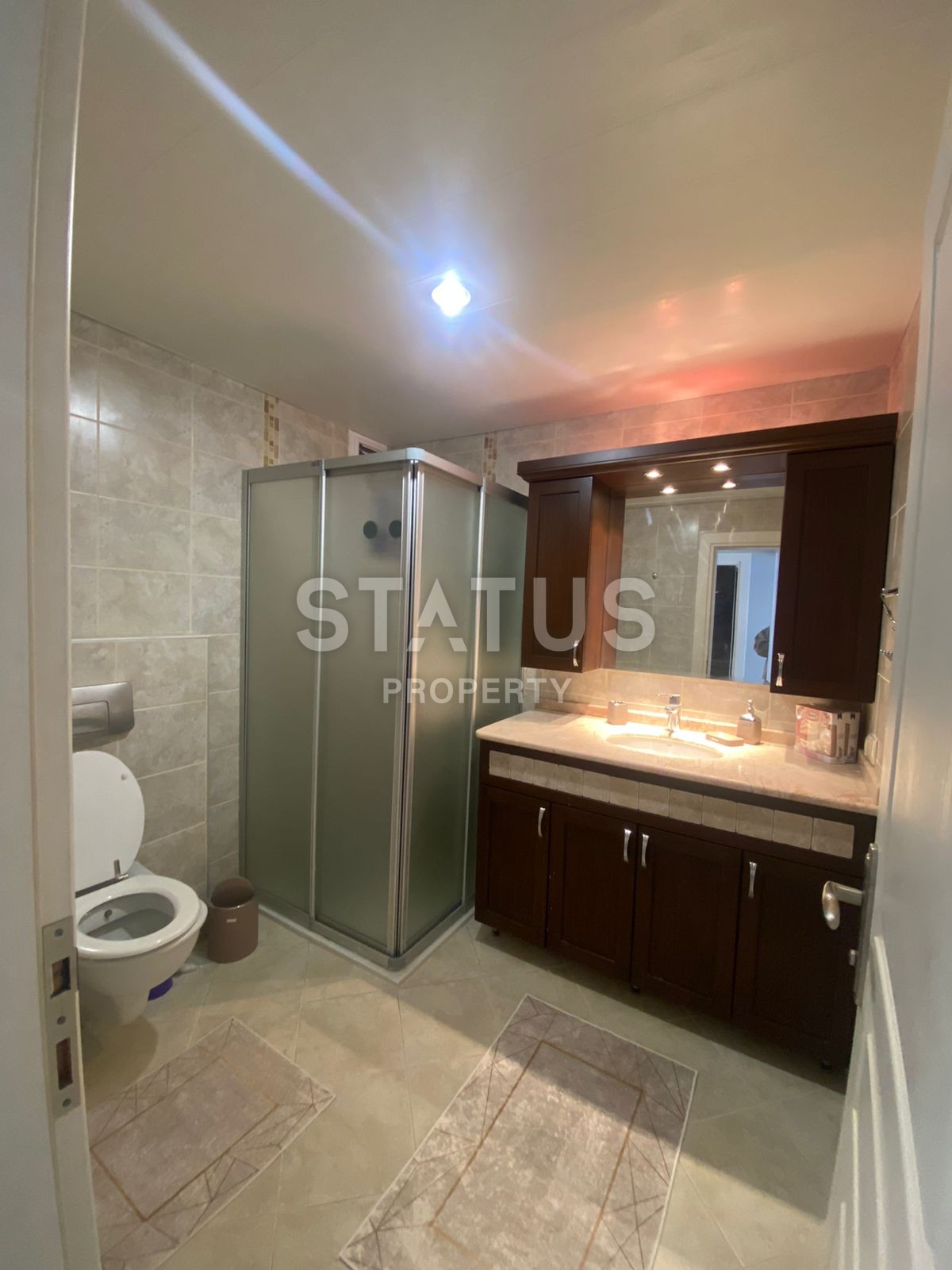 Квартира 2+1 в зеленом комплексе с видом на море  в районе Оба, 130м2 фото 13