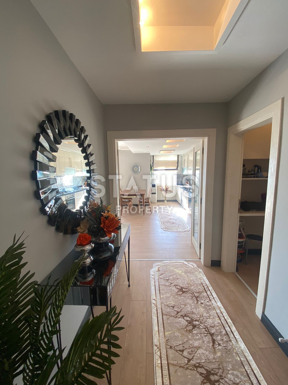 Квартира 2+1 в зеленом комплексе с видом на море  в районе Оба, 130м2 фото 21