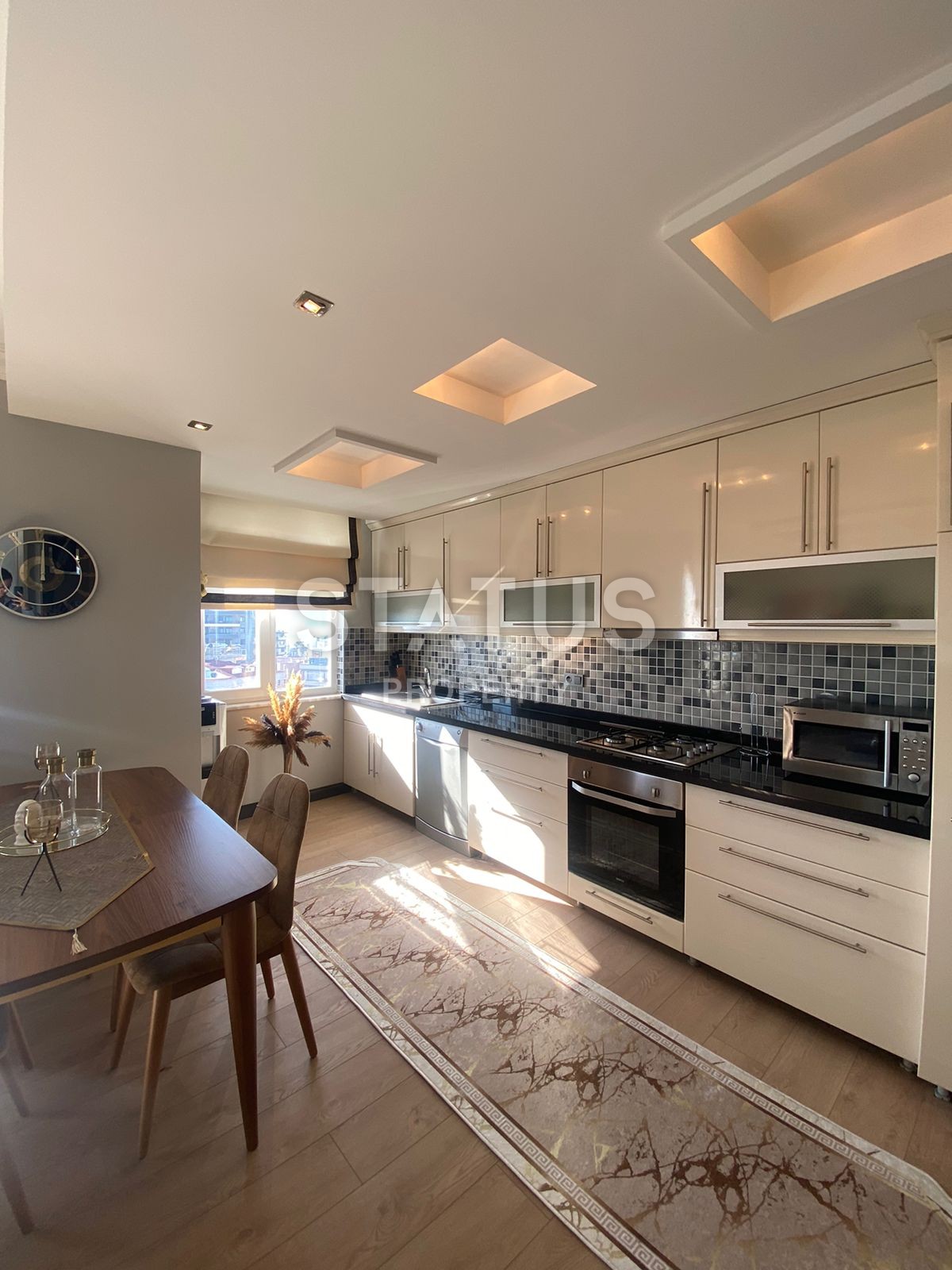 Квартира 2+1 в зеленом комплексе с видом на море  в районе Оба, 130м2 фото 22