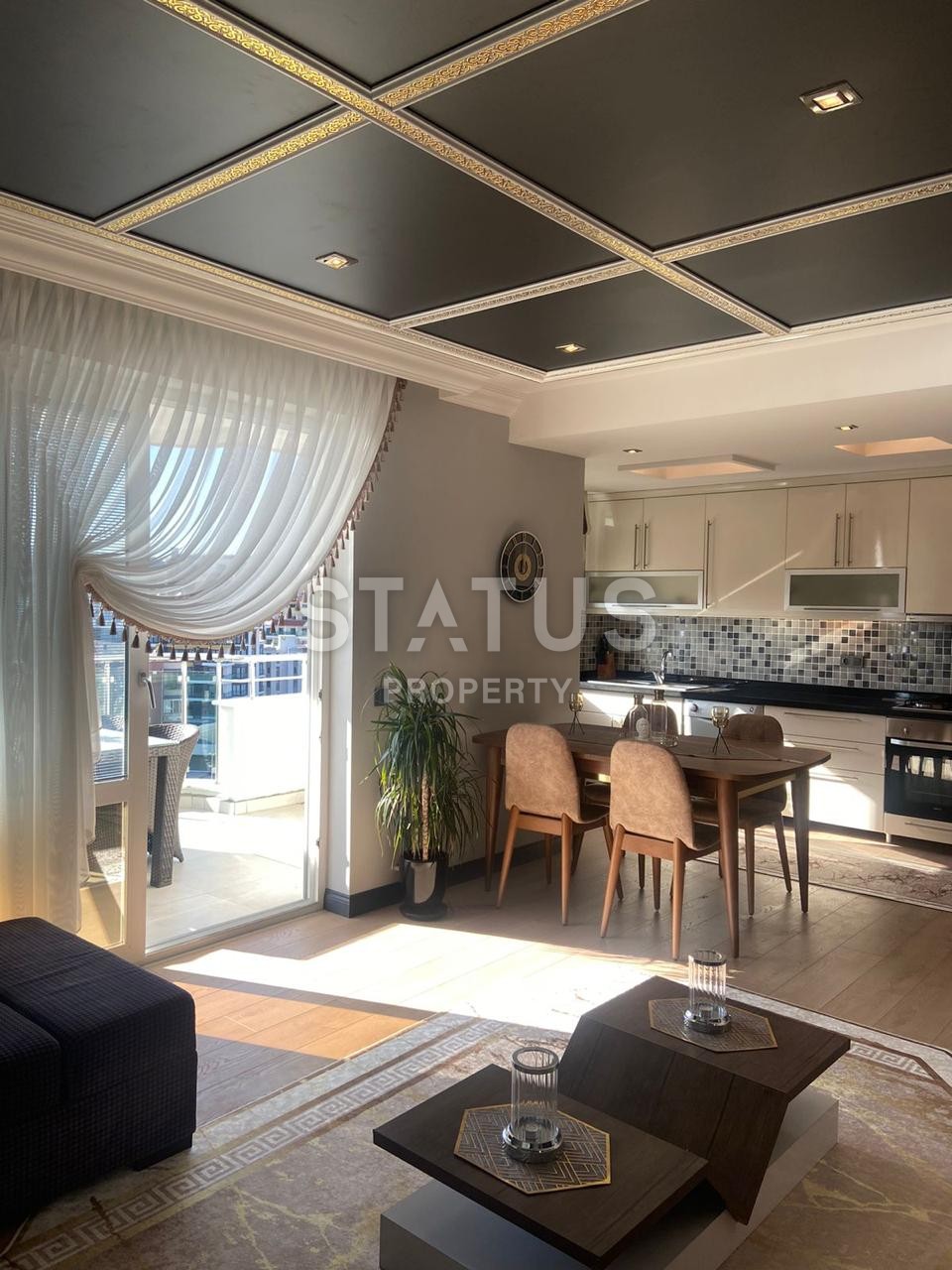 Квартира 2+1 в зеленом комплексе с видом на море  в районе Оба, 130м2 фото 25