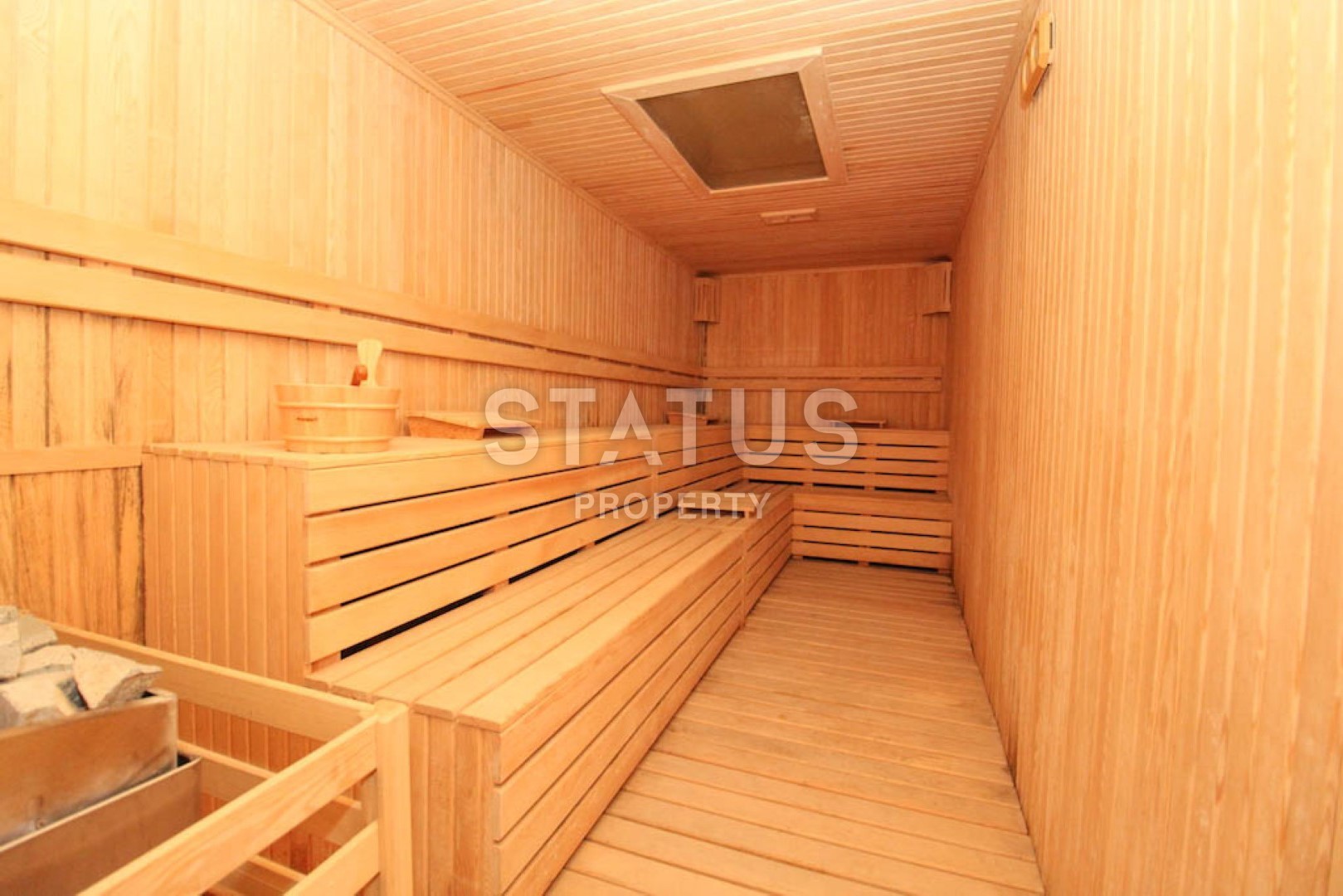 Огромная квартира в Махмутларе планировки 1+1 с мебелью 82 кв.м. фото 15