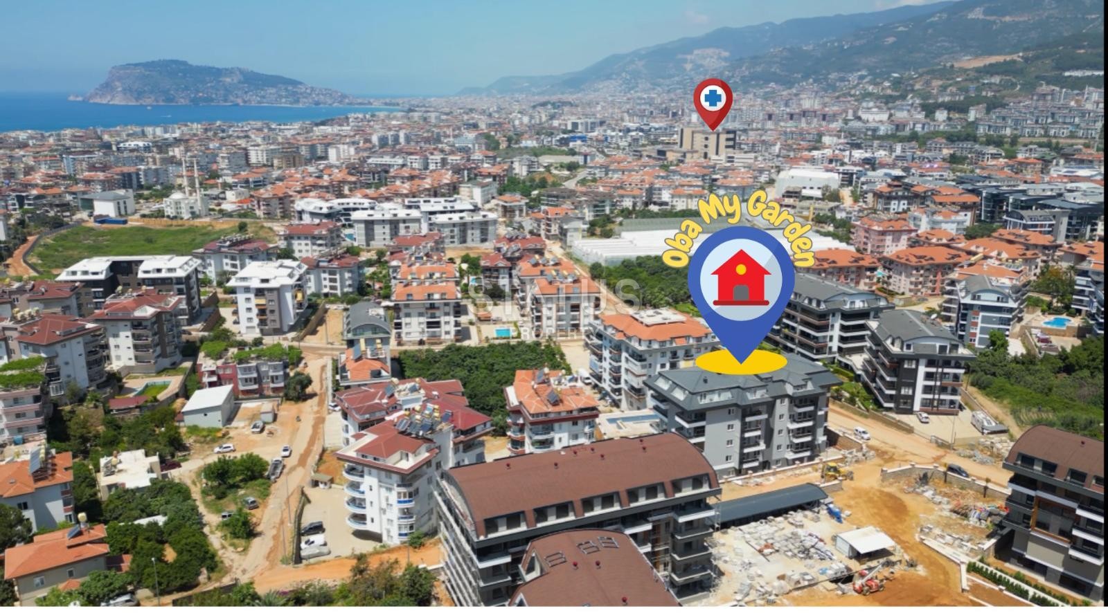 Двухкомнатная просторная квартира в районе Оба,48м2. фото 18