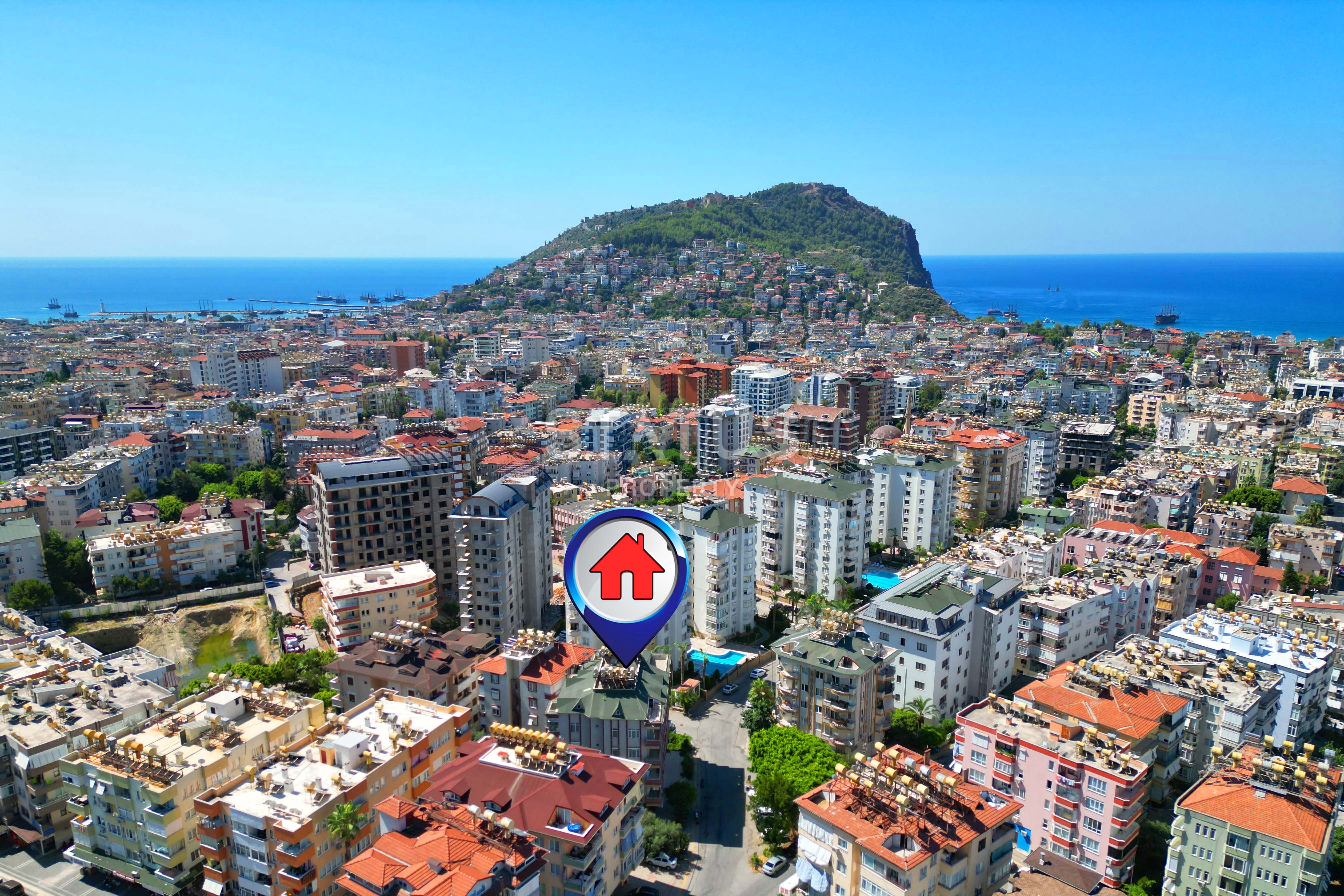 Квартира 1+1 со стильным ремонтом в центре Алании, 75м2 фото 3