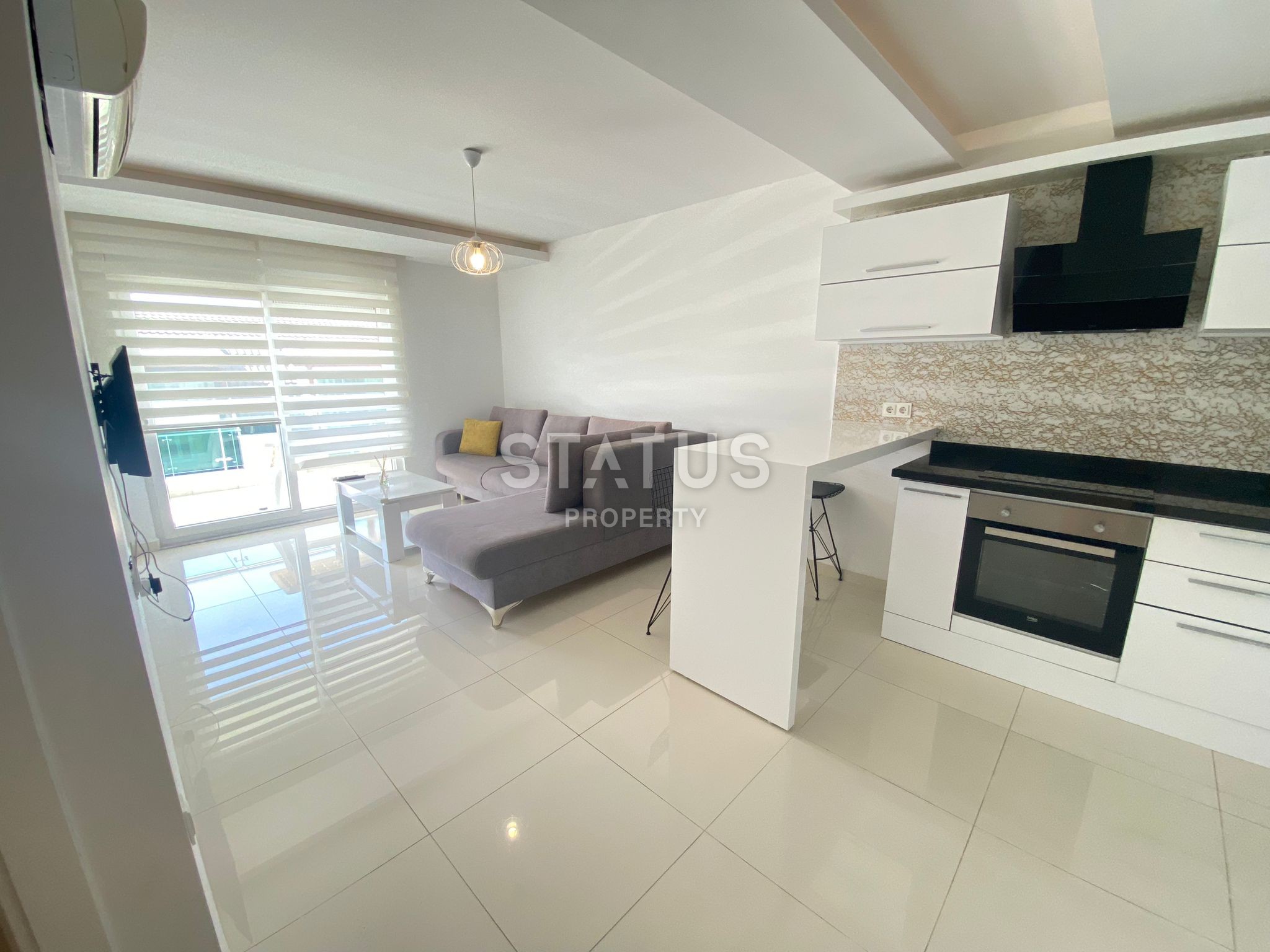 Меблированная двухкомнатная квартира в лучшем жилом комплексе на Клеопатре, 60 м2 фото 9