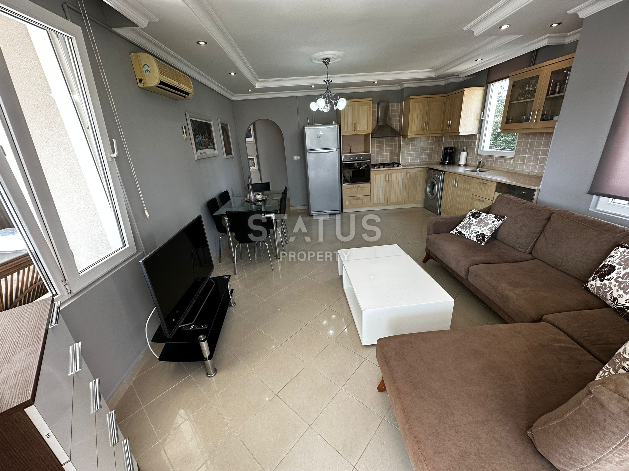 Просторная меблированная квартира в районе Тосмур. 115м2 фото 3