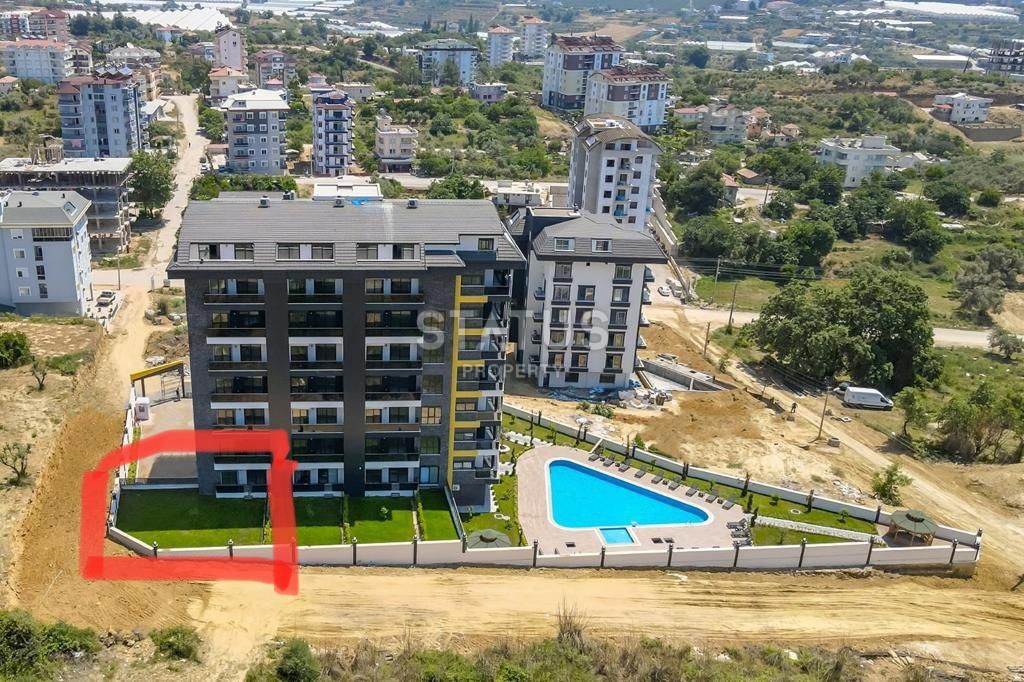 Большая квартира 1+1 с собственным садом в Авсалларе, 76м2 фото 8