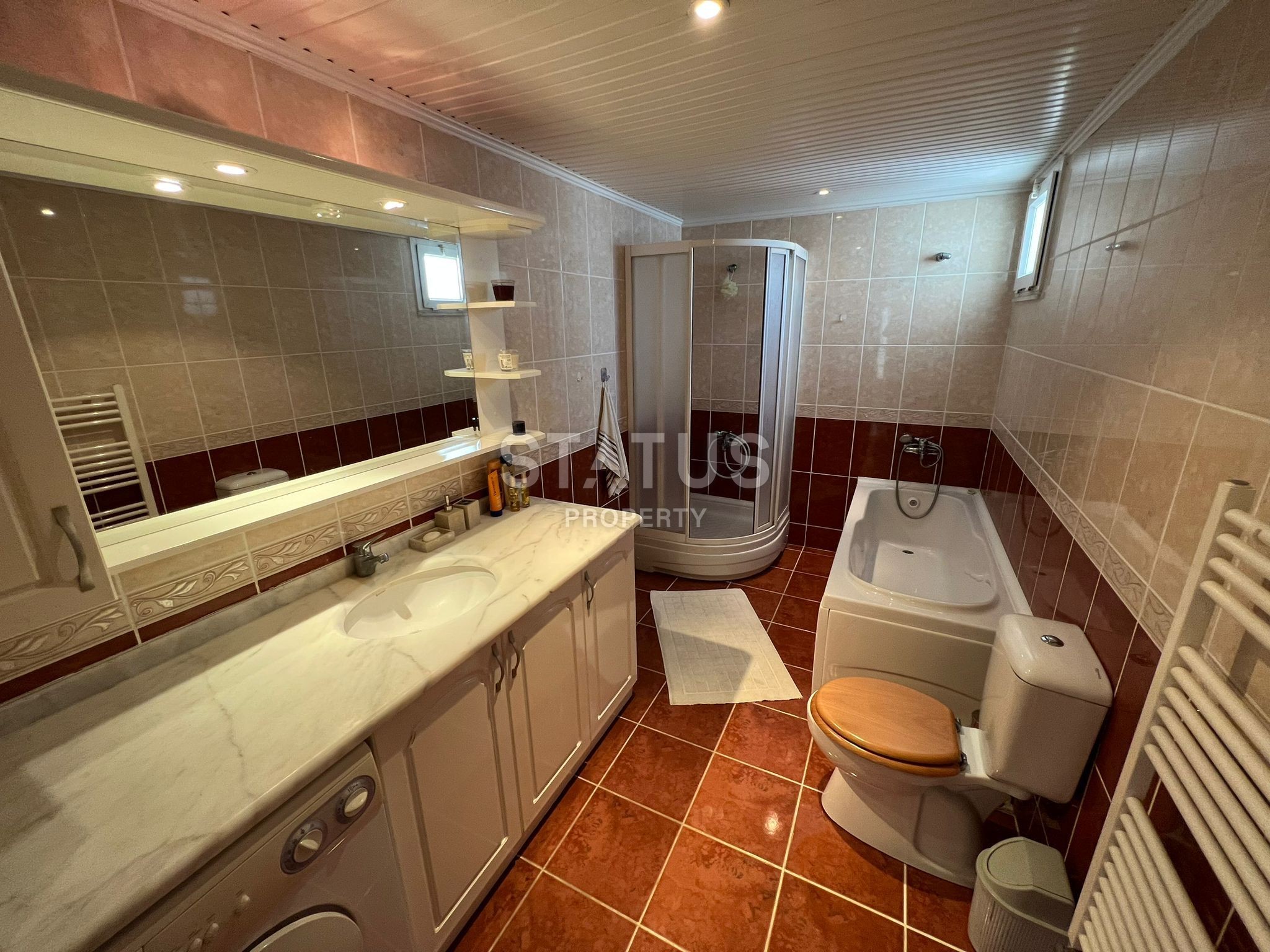 Апартаменты 2+1 с видом на море на первой линии в Махмутларе, 125м2 фото 29