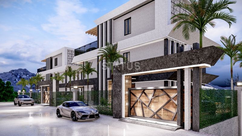 Magnificent 4+1 villas with breathtaking views in Tepe, 300m2 фото 10