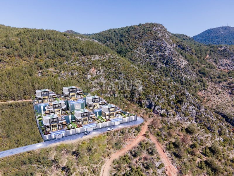 Magnificent 4+1 villas with breathtaking views in Tepe, 300m2 фото 30