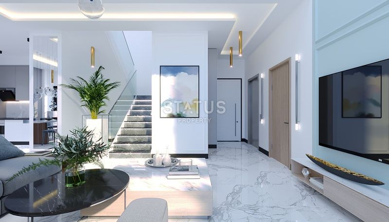 Magnificent 4+1 villas with breathtaking views in Tepe, 300m2 фото 34