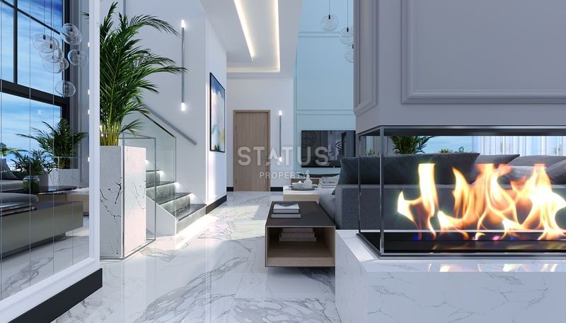 Magnificent 4+1 villas with breathtaking views in Tepe, 300m2 фото 35