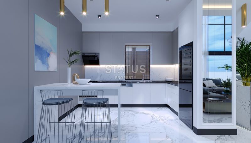 Magnificent 4+1 villas with breathtaking views in Tepe, 300m2 фото 37