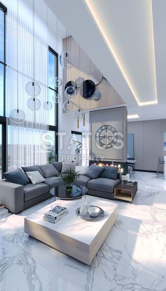 Magnificent 4+1 villas with breathtaking views in Tepe, 300m2 фото 39