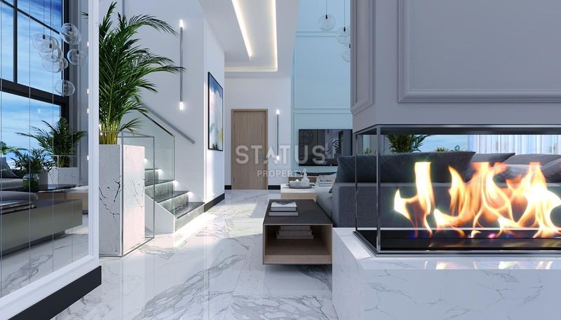 Magnificent 4+1 villas with breathtaking views in Tepe, 300m2 фото 41