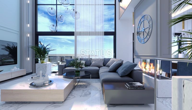 Magnificent 4+1 villas with breathtaking views in Tepe, 300m2 фото 42