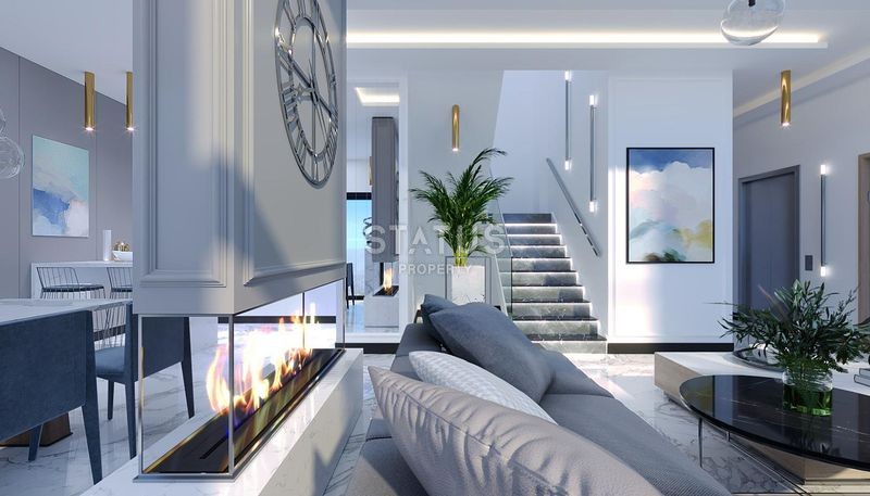 Magnificent 4+1 villas with breathtaking views in Tepe, 300m2 фото 43