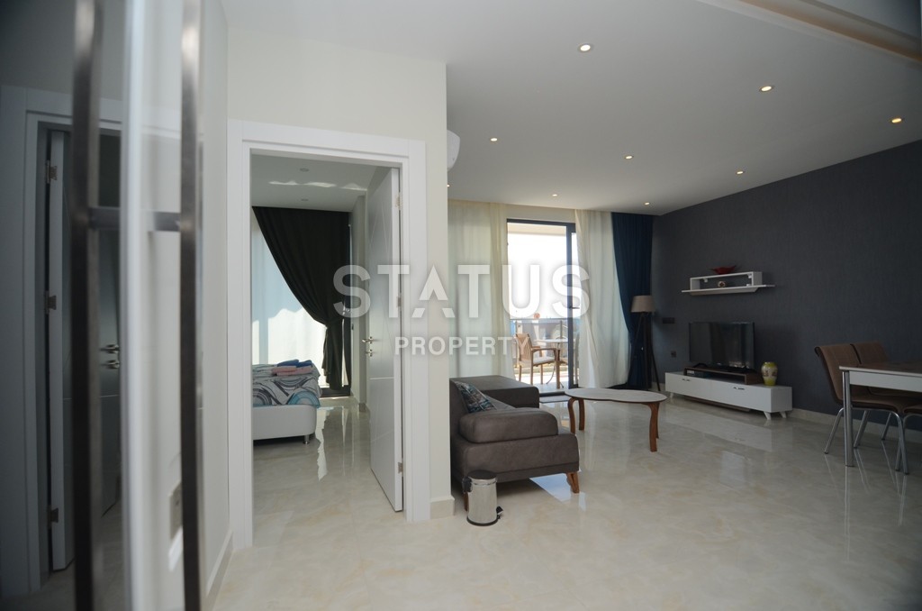 Квартира с мебелью на в комплексе на первой линии! Вид на море! 75 к.в. фото 16