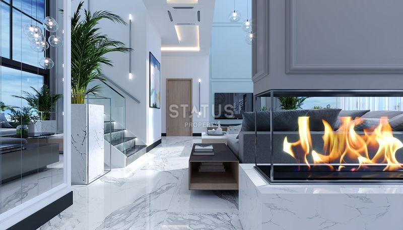 Magnificent 4+1 villas with breathtaking views in Tepe, 300m2 фото 69