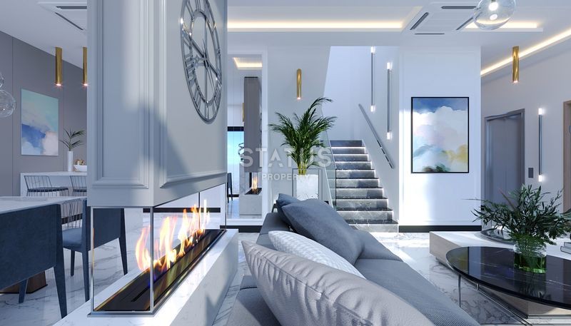 Magnificent 4+1 villas with breathtaking views in Tepe, 300m2 фото 70