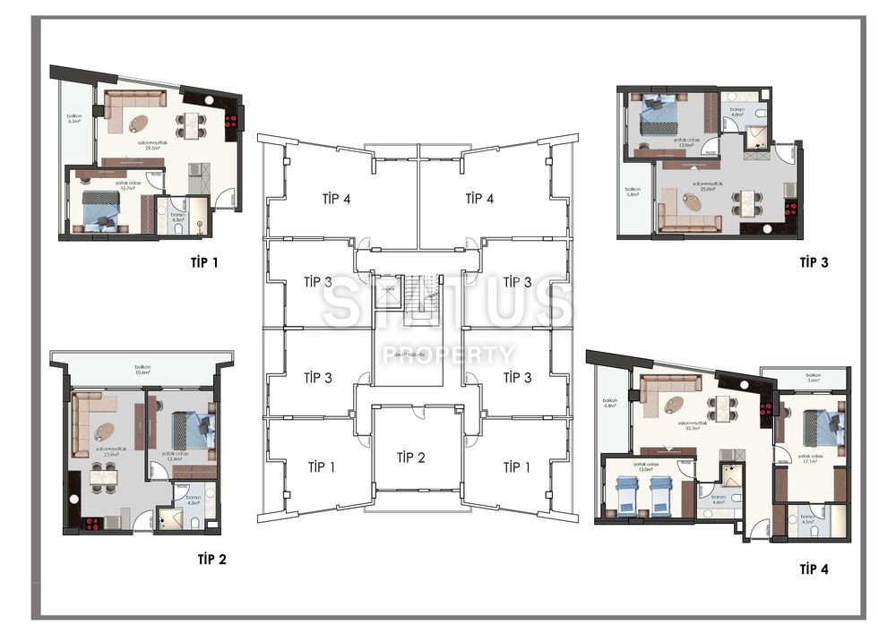 Отличный инвестиционный проект в центре Аланьи в 200 метра от пляжа фото 24