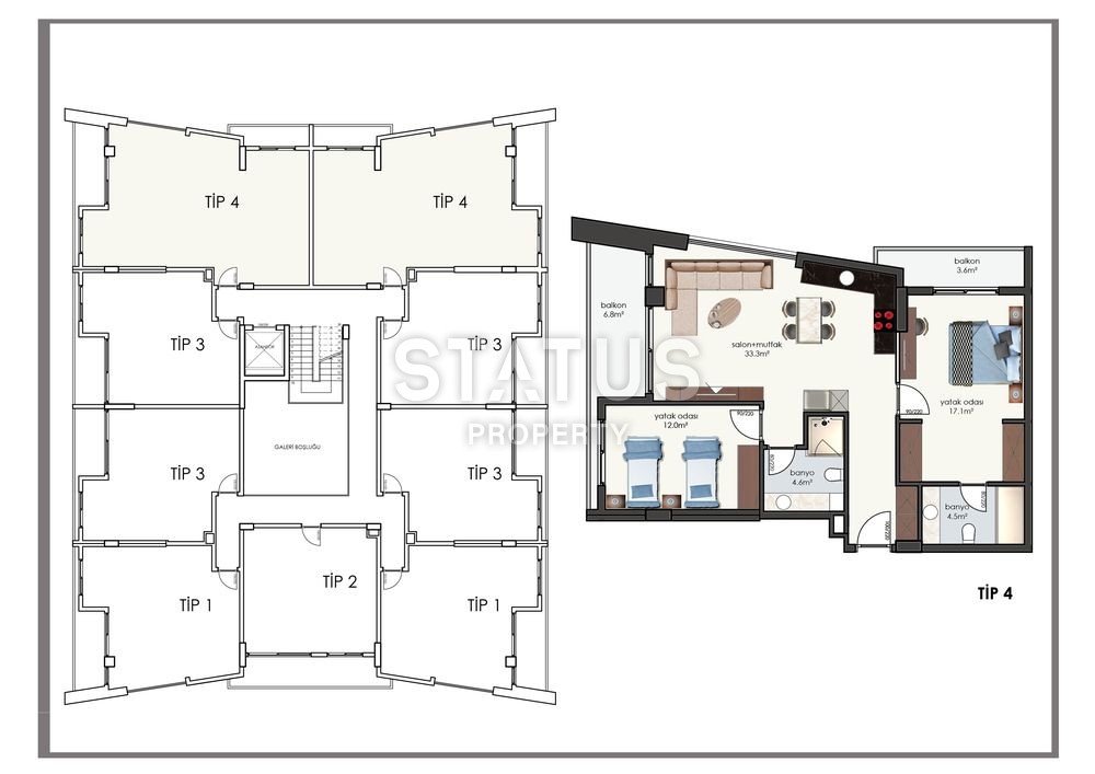 Отличный инвестиционный проект в центре Аланьи в 200 метра от пляжа фото 25