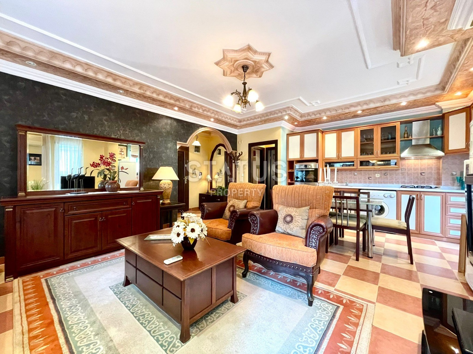 Просторная 2+1 в самом центре Алании, 100м2 фото 6