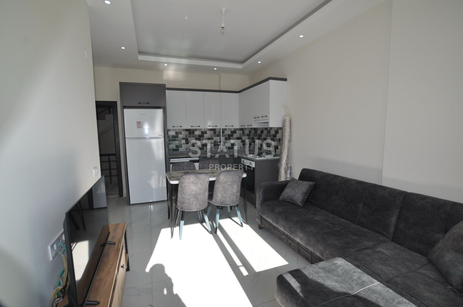 Меблированная квартира 1+1 в районе Оба, 50м2 фото 1
