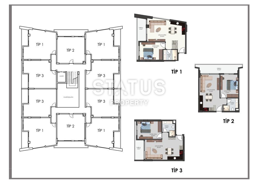 Отличный инвестиционный проект в центре Аланьи в 200 метра от пляжа фото 28