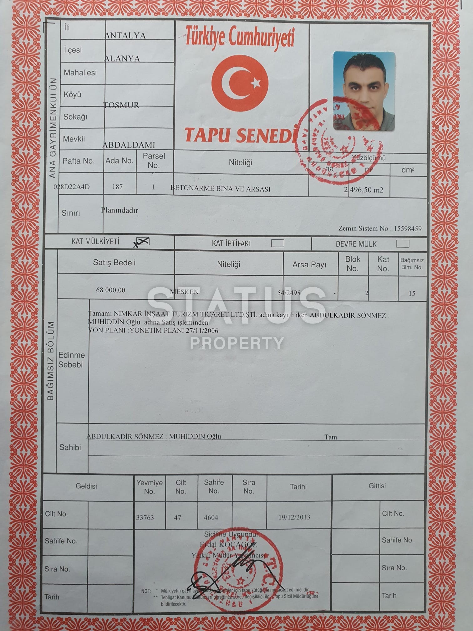 Large spacious apartment 2+1 with residence permit in Tosmur, 135m2 фото 30