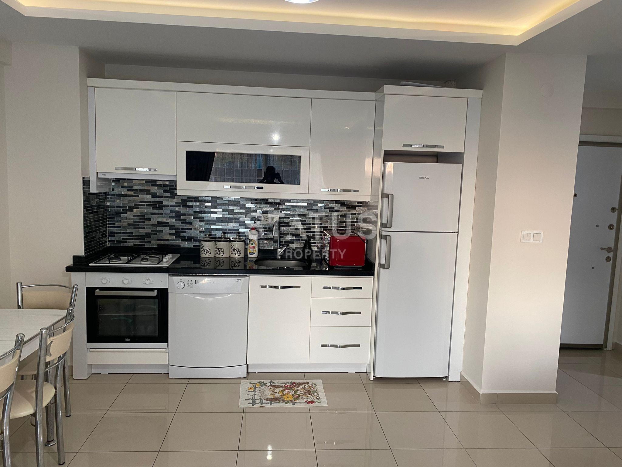 Большая двухкомнатная квартира в районе Махмутлара,  72м2 фото 3