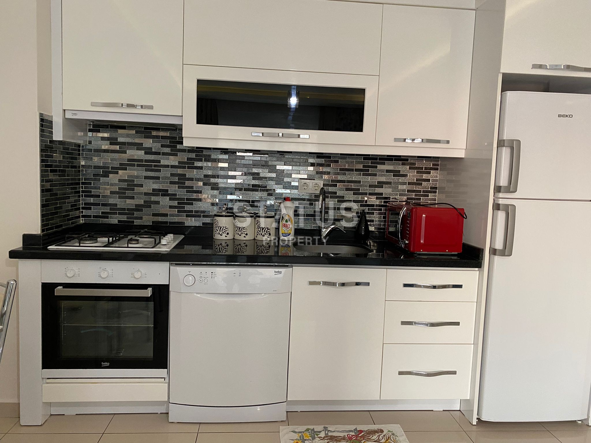 Большая двухкомнатная квартира в районе Махмутлара,  72м2 фото 15