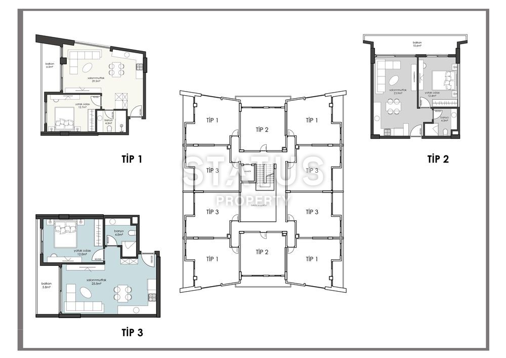 Отличный инвестиционный проект в центре Аланьи в 200 метра от пляжа фото 34