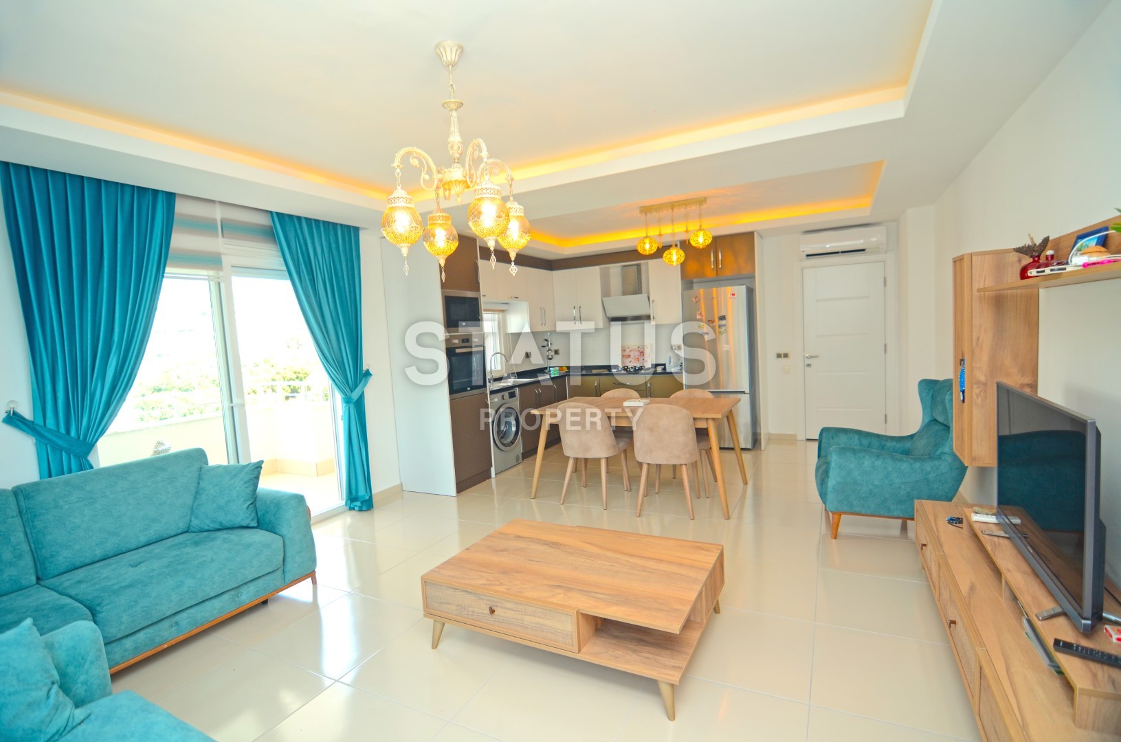 Трехкомнатные апартаменты с мебелью! Вид на горы и море! 110 м2 фото 3