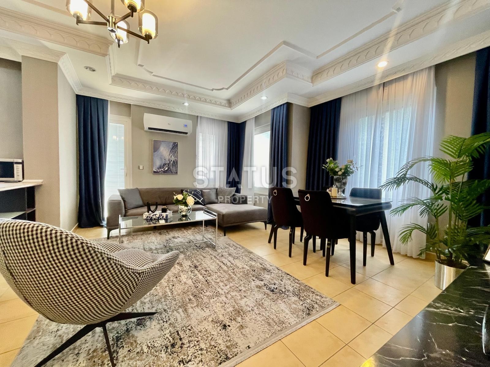 Меблированная трехкомнатная квартира в районе пляжа Клеопатры, 110 м2. Подходит под ВНЖ! фото 7